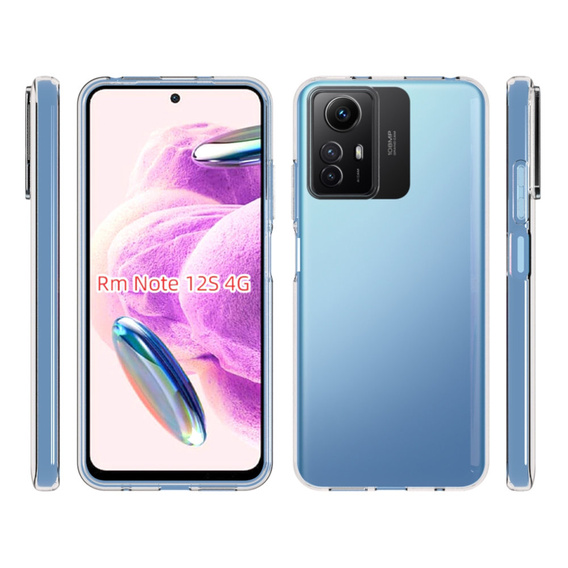 Тонкий корпус для Xiaomi Redmi Note 12S 4G, Slim, прозрачный