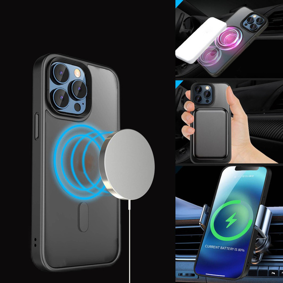 Чoхол Mocolo до iPhone 14 Pro, MagSafe, чорний