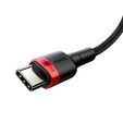 BASEUS Kaбель USB PD100W/QC3.0 Type-C 200cm - Red/Black