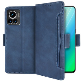 Откидной чехол для Motorola Edge 30 Ultra 5G, Card Slot, синий