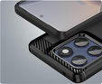 Чoхол до Motorola Edge 60 / 60 Fusion, Carbon, чорний