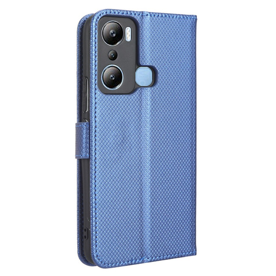Откидной чехол для Infinix Hot 20i, Wallet Smart Magnet Case, синий