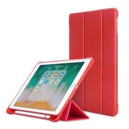 Чохол для iPad 9.7 2018 / 2017/ Air / Air 2, Smartcase з місцем для стилуса, червоний