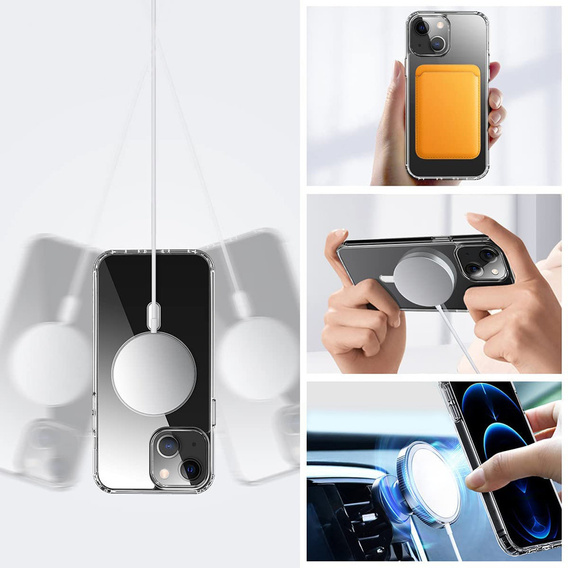 Чехол до iPhone 13, ERBORD Hybrid MagSafe Case, синий