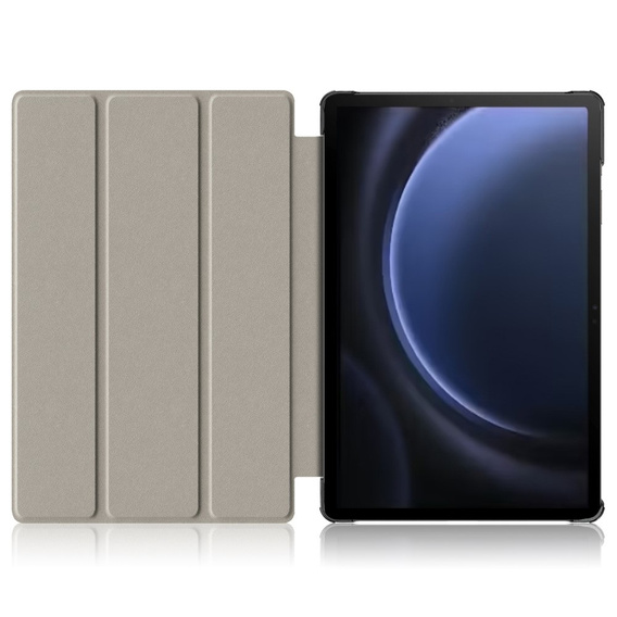 Чехол для Samsung Galaxy Tab S9 FE+ Plus, Smartcase с местом для стилуса, розовый rose gold