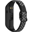Силиконовый ремешок для Samsung Galaxy Fit 2 SM-R220, Black / Grey