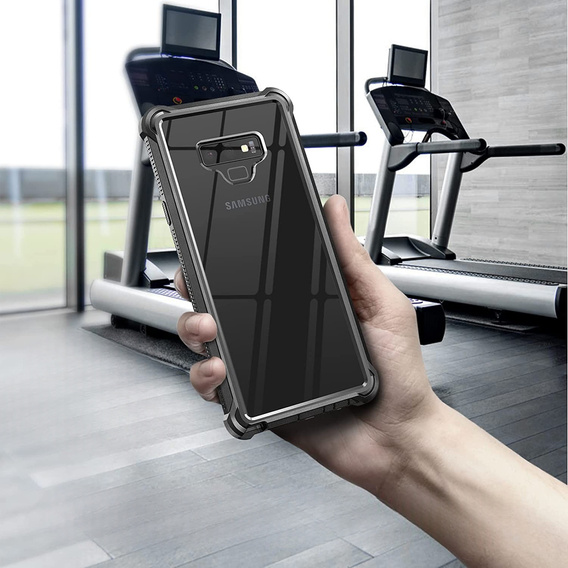 Броньований чохол для Samsung Galaxy Note 9, Dexnor Visor, прозорий чорний