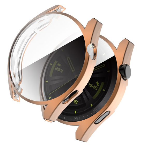 Etui z wbudowanym szkłem do Huawei Watch GT 3 42mm - Rose Gold