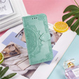 Откидной чехол для Motorola Edge 50 Ultra, Mandala, зелёный