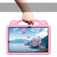 Дитячий чохол для планшета Samsung Galaxy Tab S10+ Plus, Cute Patterns, з підставкою, рожевий