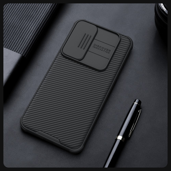 Чохол NILLKIN для Samsung Galaxy A55 5G, Silicone CamShield Case for MagSafe, чорний