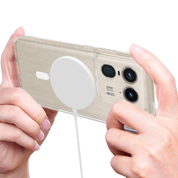 Чехол для Motorola Edge 50 Ultra, гибридный чехол Fusion Hybrid, для MagSafe, прозрачный
