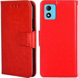 Чохол-книжка для TCL 305i, PU Leather Wallet Case, червоний