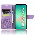 Откидной чехол для Samsung Galaxy A26, Butterfly, фиолетовый
