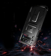 Броньований чохол для Samsung Galaxy Z Flip 4 5G, Dexnor Clip Holder, чорний