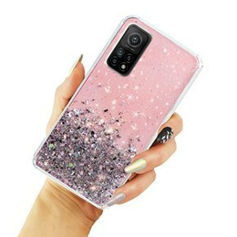 Чoхол до Xiaomi Mi 10T 5G / Mi 10T Pro 5G, Glittery, світло-рожевий