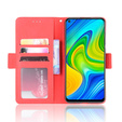 Откидной чехол для Xiaomi Redmi Note 9, Card Slot, красный