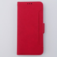 Откидной чехол для Motorola Moto G54 5G, Card Slot, красный