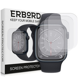 3x ERBORD Гідрогелева фольга для Apple Watch 7/8 45mm
