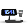 ERBORD 3в1 Бездротовий індуктивний зарядний пристрій з MagSafe для iPhone Apple Watch AirPods
