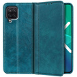 Чехол до Samsung Galaxy A12 / M12 / A12 2021, Wallet Litchi Leather, зелёный
