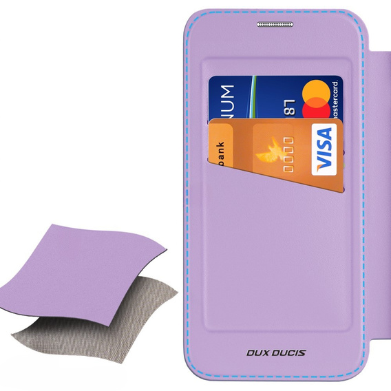 Чехол Dux Ducis до Samsung Galaxy S25 Edge, Skin X Pro, MagSafe, фиолетовый