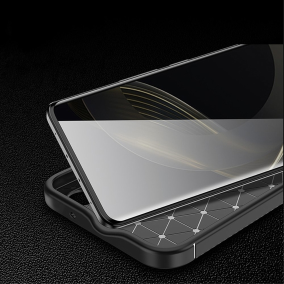 Чехол до Huawei Nova 11 Pro, Carbon Gel, чёрный