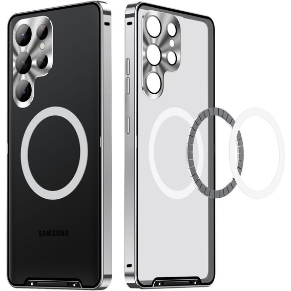 Защитный чехол для камеры Samsung Galaxy S25 Ultra, CamShield MagSafe, серебряный