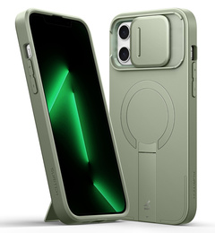 Чехол для iPhone 13 / 14, Suritch Shockproof, для MagSafe, зелёный