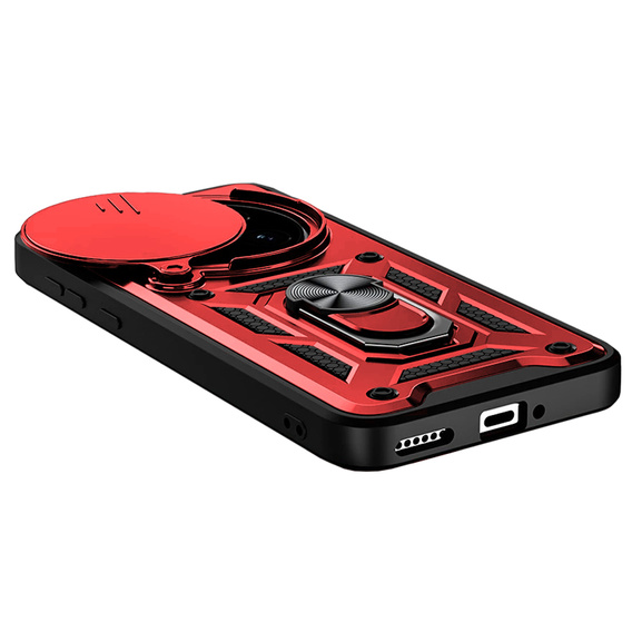 Чехол NOX Camera Slide Honor Magic 7 Pro, CamShield Slide, красный