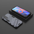 Чехол для Xiaomi Redmi Note 11/11S, Military kickstand, синий