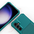 Чехол для Samsung Galaxy S23 FE, Card Holder Kickstand, зелёный