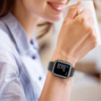 2в1 чехол и защитное стекло для часов Apple Watch 4/5/6/SE 44mm, Black