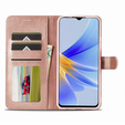 Чохол-книжка для Oppo A17, LC.IMEEKE, рожевий rose gold