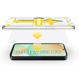 2x Загартоване скло для Samsung Galaxy S24 FE, захисне скло ERBORD 9H Easy App