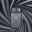 Матовый чехол для iPhone 17 Pro Max, для Magsafe, матовый черный