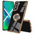 Чехол до Samsung Galaxy S21 FE, Electro Ring, чёрный