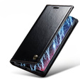 Флип-кейс CASEME для Samsung Galaxy S10+ Plus, Waxy Textured, чёрный