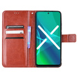 Футляр з клапаном для Realme GT Master, Crazy Horse Wallet, коричневий
