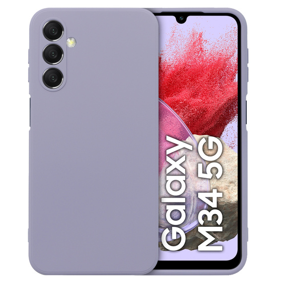 Чoхол до Samsung Galaxy M34 5G, Silicone Lite, фіолетовий