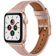Кожаный ремешок для часов 1/2/3/4/5/6/7/8/SE 38/40/41mm, Light Pink