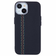 Чехол для iPhone 13, Carbon Fiber MagSafe, чёрный