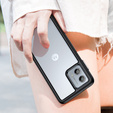 Чехол до Motorola Moto G53 5G, Fusion Hybrid, прозрачный / черный