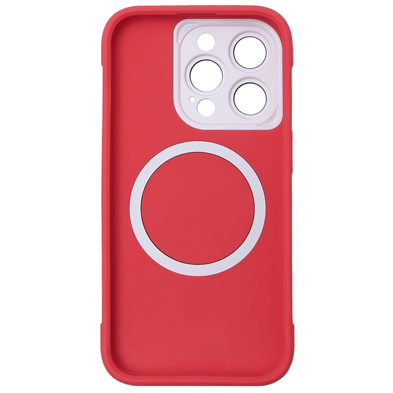 Чохол для iPhone 15 Pro, ERBORD Armor Mag, червоний
