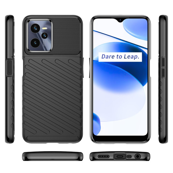 Чoхол до Realme C35, Thunder, чорний