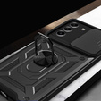 Чехол NOX Camera Slide Samsung Galaxy S21 FE, CamShield Slide, чёрный