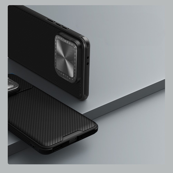 бронированный чехол Nillkin для Xiaomi Poco F6 Pro, CamShield Prop, для Magsafe, чёрный