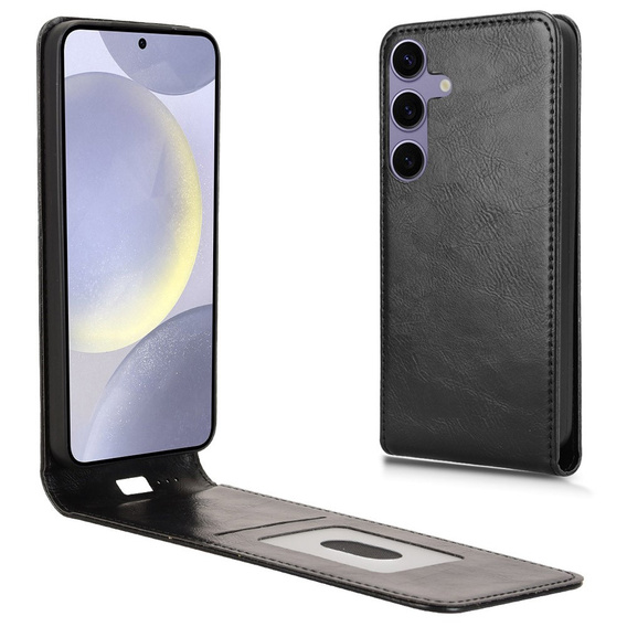 Футляр з клапаном для Samsung Galaxy S25, Flip, чорний