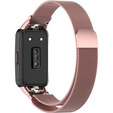 Браслет Milanese Fine Mash 2 до Huawei Band 6 / Honor Band 6, Rose Gold