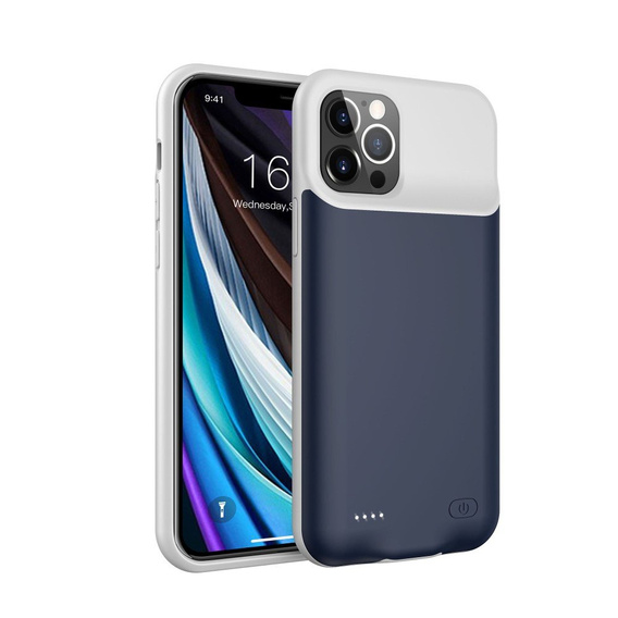Чехол с батареей 6500mAh до iPhone 12 / 12 Pro, Blue